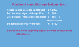 eigen risico en eigen bijdrage